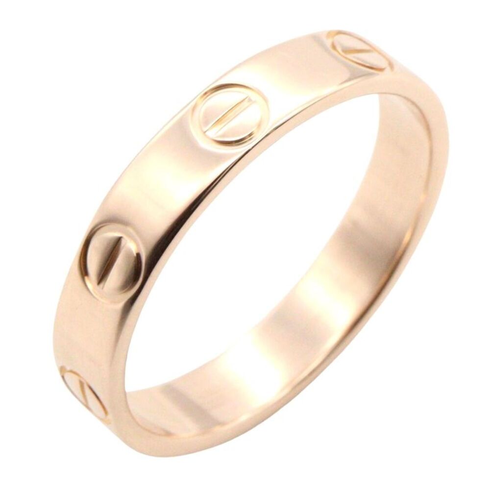 Cartier Mini Love Ring K18PG Pink Gold